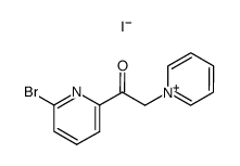 1-(2-(6-bromopyridin-2-yl)-2-oxoethyl)pyridinium iodide Structure