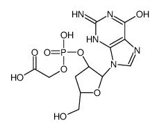 2'-deoxyguanosine-3'-(phospho-2''-O-glycolic acid)结构式