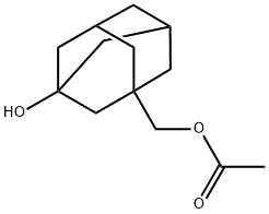 (3-hydroxyadamantan-1-yl)methyl acetate structure