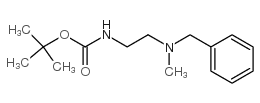 1-N-Benzyl-1-N-methyl-2-Boc-ethane-1,2-diamine structure