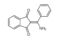 2-(α-aminobenzylidene)indane-1,3-dione Structure