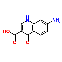 4-Hydroxy-7-aminoquinoline-3-carboxylic acid Structure