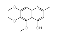 4-Quinolinol, 5,6,7-trimethoxy-2-methyl Structure