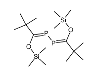 1,2-Bis(2,2-dimethyl-1-(trimethylsilyloxy)propyliden)diphosphan结构式