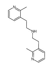 bis-[2-(2-methyl-[3]pyridyl)-ethyl]-amine结构式