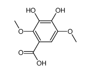 3,4-dihydroxy-2,5-dimethoxy-benzoic acid Structure