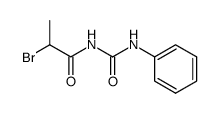 N-(2-bromo-propionyl)-N'-phenyl-urea Structure