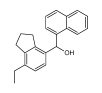 (7-ethyl-indan-4-yl)-[1]naphthyl-methanol结构式