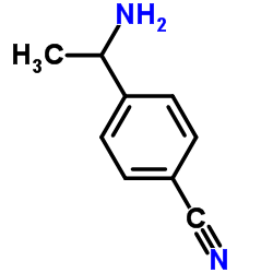 4-(1-Aminoethyl)benzonitrile Structure