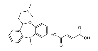 (E)-but-2-enedioic acid,N,N-dimethyl-2-(11-methyl-6H-benzo[c][1,5]benzoxazepin-6-yl)ethanamine结构式