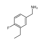 (3-ethyl-4-fluorophenyl)methanamine结构式