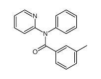 3-methyl-N-phenyl-N-(pyridin-2-yl)benzamide Structure