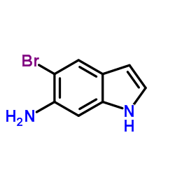 5-Bromo-1H-indol-6-amine Structure