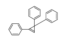 (1,2-diphenylcycloprop-2-en-1-yl)benzene Structure