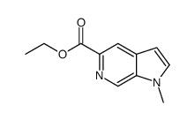 ethyl 1-methylpyrrolo[2,3-c]pyridine-5-carboxylate结构式