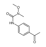 3-(4-acetylphenyl)-1-methoxy-1-methylurea Structure