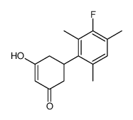 5-(3-fluoro-2,4,6-trimethylphenyl)-3-hydroxycyclohex-2-en-1-one结构式