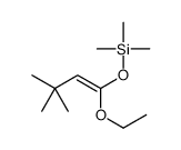 (1-ethoxy-3,3-dimethylbut-1-enoxy)-trimethylsilane结构式