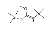 1-Methoxy-2,3,3-trimethyl-1-(trimethylsiloxy)-1-buten Structure