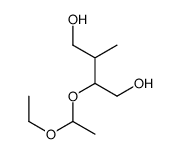 2-(1-ethoxyethoxy)-3-methylbutane-1,4-diol结构式