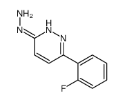 [6-(2-fluorophenyl)pyridazin-3-yl]hydrazine Structure