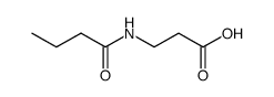 N-butyryl-β-alanine Structure