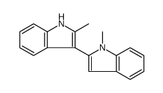 N,2'-Dimethyl-2,3'-bi-indolyl结构式