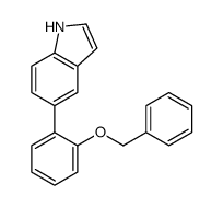 5-[2-(Benzyloxy)phenyl]-1H-indole结构式