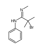 2-bromo-N',2-dimethyl-N-phenylpropanimidamide结构式