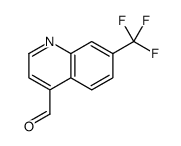 7-(trifluoromethyl)quinoline-4-carbaldehyde结构式