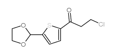 2-CHLOROETHYL 5-(1,3-DIOXOLAN-2-YL)-2-THIENYL KETONE structure