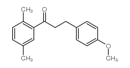 2',5'-DIMETHYL-3-(4-METHOXYPHENYL)PROPIOPHENONE Structure