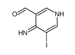 4-Amino-5-iodopyridine-3-carboxaldehyde structure