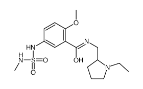 N-[(1-ethylpyrrolidin-2-yl)methyl]-2-methoxy-5-(methylsulfamoylamino)benzamide Structure