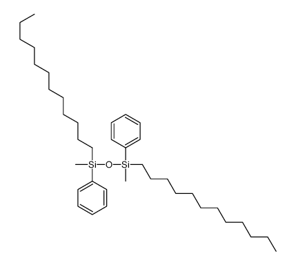 dodecyl-(dodecyl-methyl-phenylsilyl)oxy-methyl-phenylsilane Structure