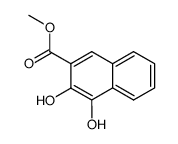 3,4-dihydroxy-[2]naphthoic acid methyl ester结构式