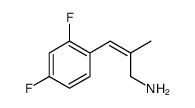 3-(2,4-difluorophenyl)-2-methylprop-2-en-1-amine结构式
