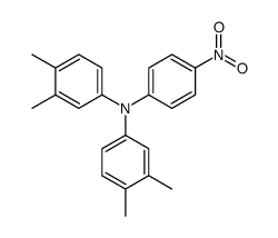 N-(3,4-dimethylphenyl)-3,4-dimethyl-N-(4-nitrophenyl)aniline结构式