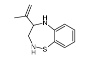 4-prop-1-en-2-yl-2,3,4,5-tetrahydro-1,2,5-benzothiadiazepine结构式