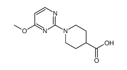 4-Piperidinecarboxylic acid, 1-(4-methoxy-2-pyrimidinyl) structure