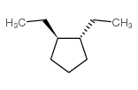 trans-1,2-diethylcyclopentane Structure