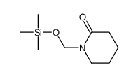 1-(trimethylsilyloxymethyl)piperidin-2-one结构式