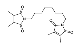 1-[8-(3,4-dimethyl-2,5-dioxopyrrol-1-yl)octyl]-3,4-dimethylpyrrole-2,5-dione结构式