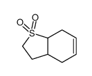 2,3,3a,4,7,7a-hexahydro-1-benzothiophene 1,1-dioxide结构式