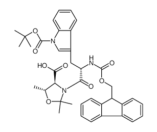 Fmoc-Trp(Boc)-Thr(psi(Me,Me)pro)-OH图片