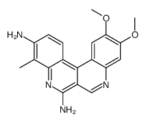 2,3-dimethoxy-9-methylquinolino[3,4-c]quinoline-7,10-diamine结构式