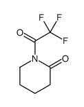 2-Piperidinone, 1-(trifluoroacetyl)- (9CI)结构式