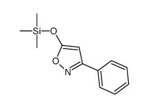 trimethyl-[(3-phenyl-1,2-oxazol-5-yl)oxy]silane结构式