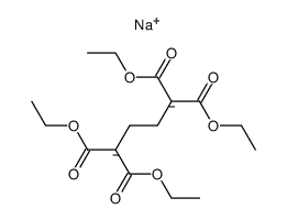 butane-1,1,4,4-tetracarboxylic acid tetraethyl ester, disodium-compound Structure