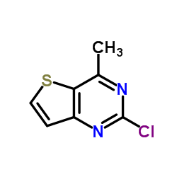 2-Chloro-4-methylthieno[3,2-d]pyrimidine结构式